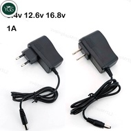 YGS EU US plug AC to DC 8.4v 12.6v 16.8v 1A 1000mA 5.5x2.5mm Adapter Power Supply Charger for Drill 
