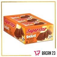 Superstar Snaps Chocolate (12 pcs x 28g) / Chocolate Wafer Sticks / Chocolate Sticks / Bacan 23 - Ba