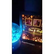 Medium Stars Frame Design ANTI-BREAK - Graduation Gift - Frame Gift - Wedding Gift size 22x22cm