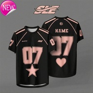 Jersey Hiphop Printed Short Sleeve [custom Name ]short Sleeve Coquette Jersey Ribbon Coquette Jersey