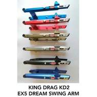100% Original KING DRAG KD2 EX5 Dream WAVE125 Swing Arm