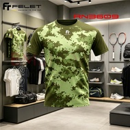 FELET Shirt RN3609 Pixelate Design (Black) Baju Felet