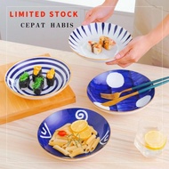 DISKON BESAR-BESARAN PIRING KERAMIK JEPANG / PIRING KERAMIK / PIRING MAKAN KERAMIK/ BULAT MODERN 20C