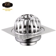 Cầu chắn rác Inox SUS 304 12X12cm Eurolife EL-CR01 (Trắng bạc)