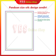10pcs CUSTOM Certificate A4 Printing Cetak Sijil custom