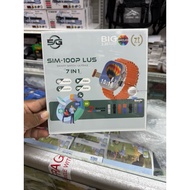 SIM-100P LUS SMART WATCH / ULTRA3 7 IN1 Sim Slot 5G Phone Call SmartWatch Video Call Full Screen Fit