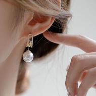 Dfdf One More Pearl Diamond Earrings Earrings 925 Silver High-End Light Luxury Niche Temperament Inf