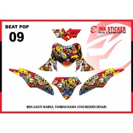 Decal Sticker POPBEAT Design 09