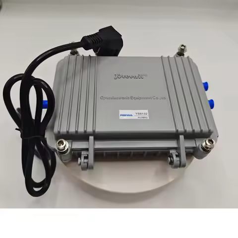 32db cable TV RF signal amplifier indoor type 45-860MHz 1 in 2 out, adjustable output Catv amplifier