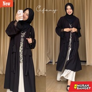HITAM Turke style Eid Abaya - Adiba Abaya Outer - Abaya Coquette - Black Abaya - Turkish Abaya - Eid