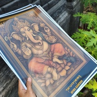 HINDU-Poster Picture of the God GANESHA Religion Hindu