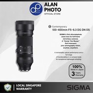 Sigma 100-400mm F5-6.3 DG DN OS Contemporary Lens Sony E/Leica L/Fujifilm X | Sigma Singapore Warranty