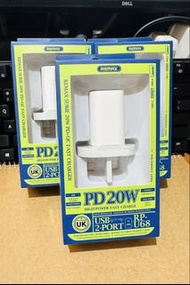 [全新] Remax PD20W 2 ports 充電器 Quick Charger