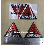 ADVAN STICKER EMBLEM