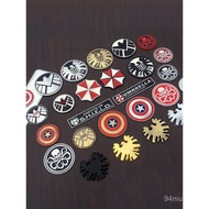 New Product 3d Three-Dimensional S.H.I.E.L.D.C. Car Logo Captain Car Sticker Protective Umbrella Met