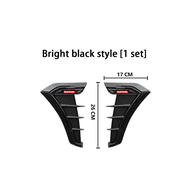 2Pcs Front Side Universal Fashion Automobile Leaf Plate Decoration Flank Fender Motors Modified Wing