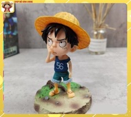 [Hoàn Tiền 10%]Mô hình One Piece Luffy Mũ Rơm Hồi Nhỏ Hàng Cao CấpCao 14cm - Tượng Figure Monkey D.L