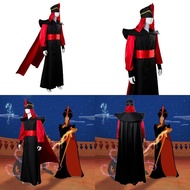 The Return Aladdin Of Jafar Cosplay Robe Cloak Cape Hat Costume Wizard Outfit