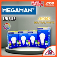 MEGAMAN NEUTRAL WHITE Light Bulb NEW a Bulb LED 3 / 5 / 7 / 9 / 12 / 15 Watt 4000K E27 E27 LED Bulb 