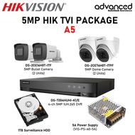 Hikvision CCTV 5MP HIK TVI 4-CH Package A5