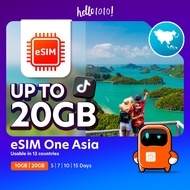 Hello1010 eSIM One Asia (10GB/ 20GB) (New Launch)