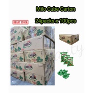 Milo Cube Kotak 24packs x 100pcs - Carton Coklat Milo Borong