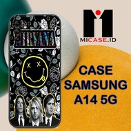 SAMSUNG A14 5G Case - SAMSUNG A14 5G Fashion Case Latest 2022 MI.CASE [ NIRVANA ] Soft Case Glass SA