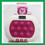 [New generation] 999 level electronic pop it toy with led screen, pop it with lights, button toy for