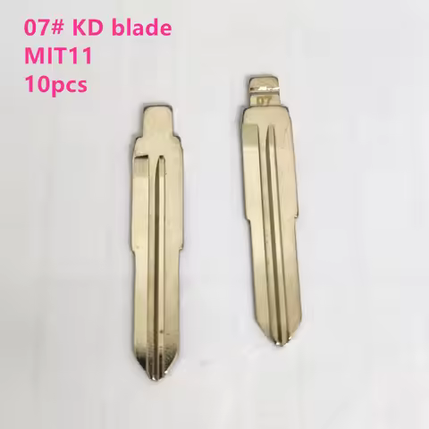 10pcs 07# KD Key Blade MIT11 MIT11R Metal Uncut Blank Flip Remote Key Blade for Mitsubishi for Keydi