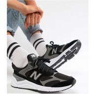 現貨 iShoes正品 New Balance X90 情侶鞋 麂皮 黑魂 黑 白 老爹鞋 韓系 MSX90RLB D