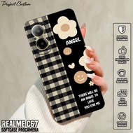 Realme C67 Softcase - Case Realme C67hp (FLOWER) Silicone Realme C67hp - Casing Realme C67hp - Casin