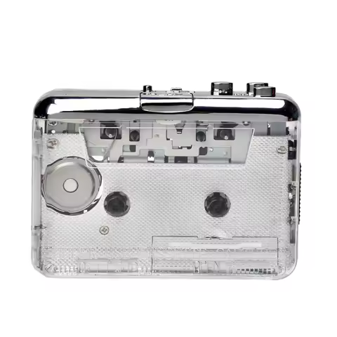 Cassette Player Portable Tape Recorder To Mp3 Full Transparent Shell USB Cassette Capture To MP3 For