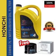 (SAE 15W40 7L) Honchi Diesel Oil SAE 15W-40 7L + FREE OIL FILTER