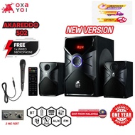 [24 Hours Ship] #Oxayoi 502+ Free 1 Mic (38w) ,Bluetooth ,Fm,Aux,Pc,Tv