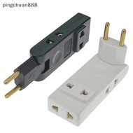 pingchuan888 4 In 1 Wall Outlet Extension EU Electrical Soet 180 Degree Plug Adapter Travel Aadapter