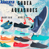 รองเท้าลุยน้ำ Aqua shoes รองเท้าชายหาด SUBEA Adult Aquashoes SNK 120 Navy CN