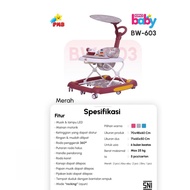 IORA Toys and Music Learning to Walk Tools - PMB BABY WALKER BW-603