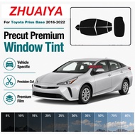 Premium Precut Nano Ceramic Tint For Toyota Prius Base 2016-2022 2Mil UV99% IR99% 5-Year Warranty