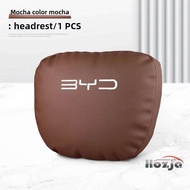 หมอนรองคอและหมอนรองเอวปักโลโก้ระดับพรีเมียมสำหรับ BYD SEALON 7 Atto 1 2 3 Yuan Plus TANG Song plus D