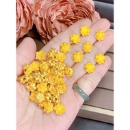 Mini Little Lotus Charm size 6 mm - the smallest and most useful in Au 24kara9999 used all year roun