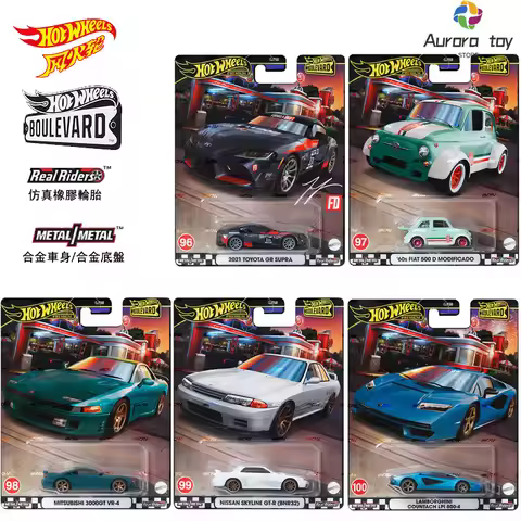 Hot Wheels 2024 Garden Boulevard 20 Series Car Models Alloy Nissan Gtr32 500d 3000gt Car Model Ornam