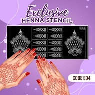 STENCIL HENNA / STICKER HENNA VIRAL MURAH DESIGN TERKINI