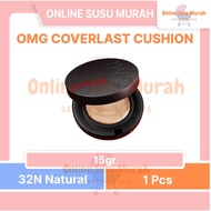 OMG Oh My Glam Coverlast Cushion 15g - 32N Natural Cushion Foundation Concealer Skin Tint MakeUp PRL