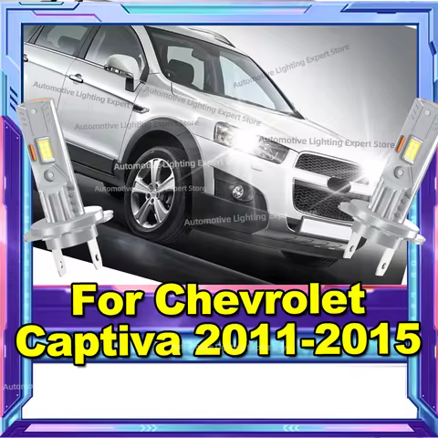 Led Canbus Lights Car Headlight 30000LM Super Bright Wireless Lamp For Chevrolet Captiva 2011 2012 2