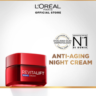 LOreal Paris Revitalift Night Cream Skin Care - 50ml (Untuk Kulit Cerah Tampak Muda)