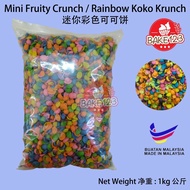Mini Rainbow Fruity Koko Krunch 1kg / Coco Crunch Warna-warni 迷你彩色可可饼