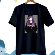 OVERSIZED KOREAN ANIME GIRLS' T-SHIRT TOP Girl AGES 7-10 YEARS D404 tshirt budak perempuan tshirt ki