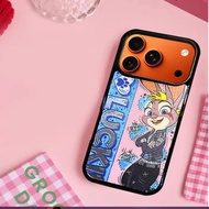 Crazy Zoo Officer Judy Wall-Mounted Phone Case, Suitable for Apple 12, High Aesthetic Value 16 Pro M