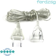 JENNIFERDZSG Power Extension Cord Standard For Holiday Christmas Lights LED String Light Fairy Lights Cable Plug Transparent Extension Cable