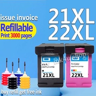 Compatible hp 21 hp 22 ink hp21 hp22 black hp21xl hp22xl refillable ink Cartridge for hp F2240 F2250